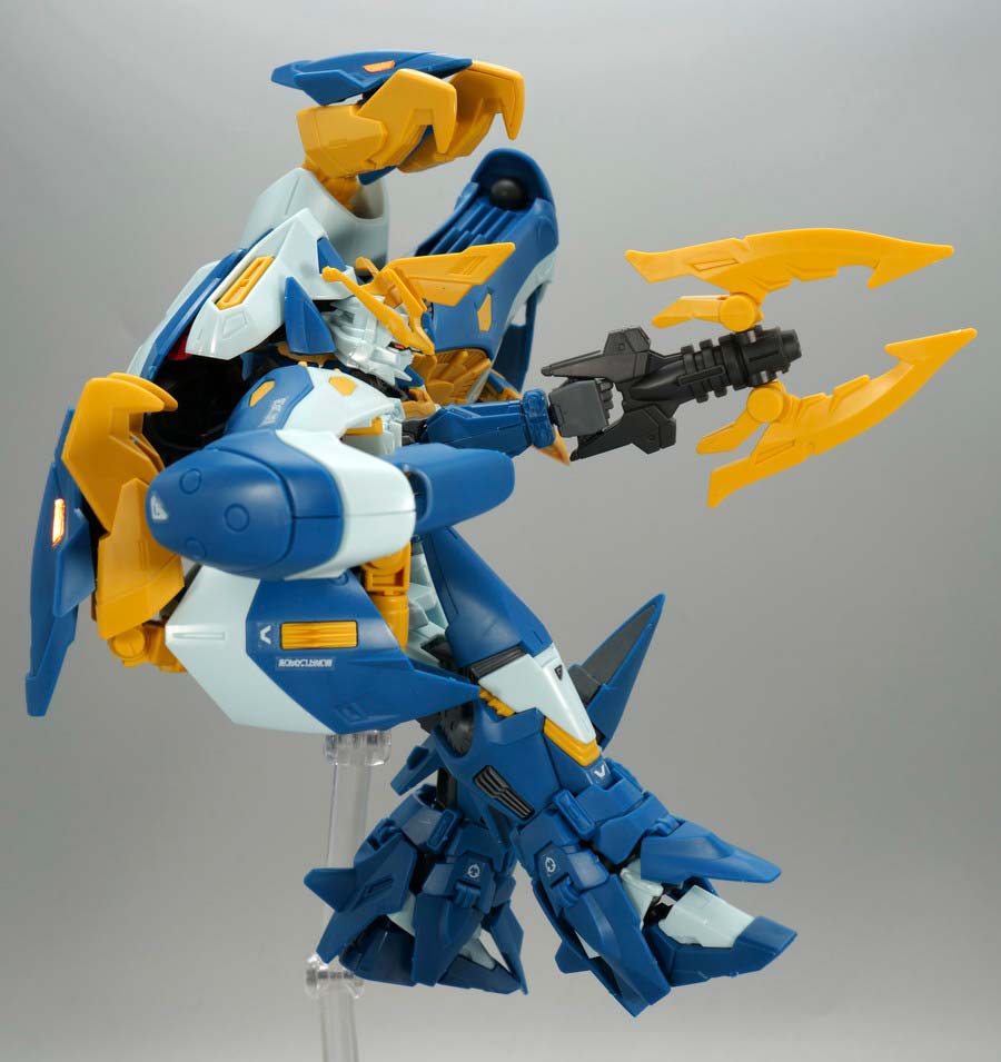 HGガンダムバーンレプオスのガンプラレビュー画像です