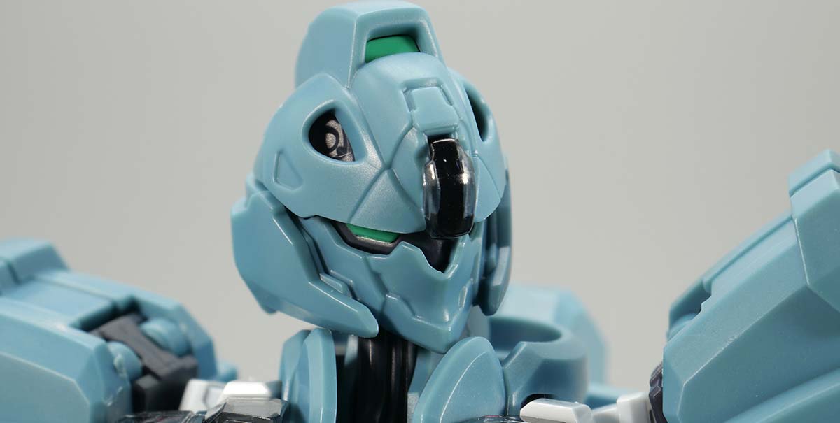 HGガンダムルブリス量産試作モデルのガンプラレビュー画像です