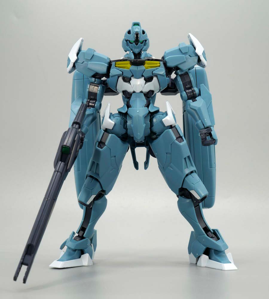 HGガンダムルブリス量産試作モデルのガンプラレビュー画像です