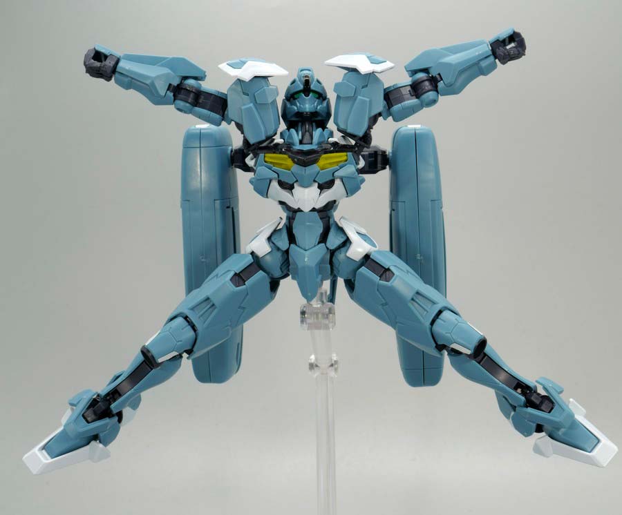 HGガンダムルブリス量産試作モデルのガンプラレビュー画像です