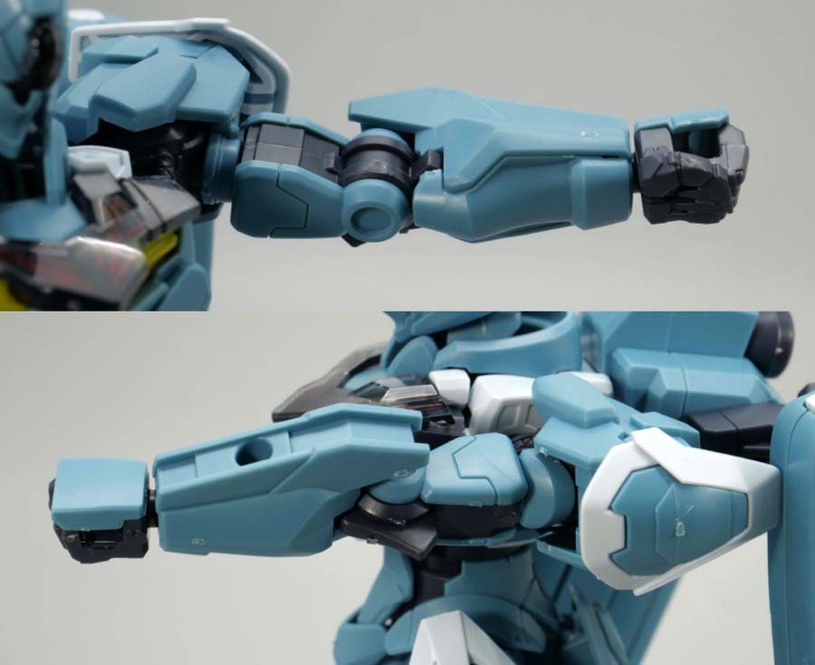 HGガンダムルブリス量産試作モデルのガンプラレビュー画像です