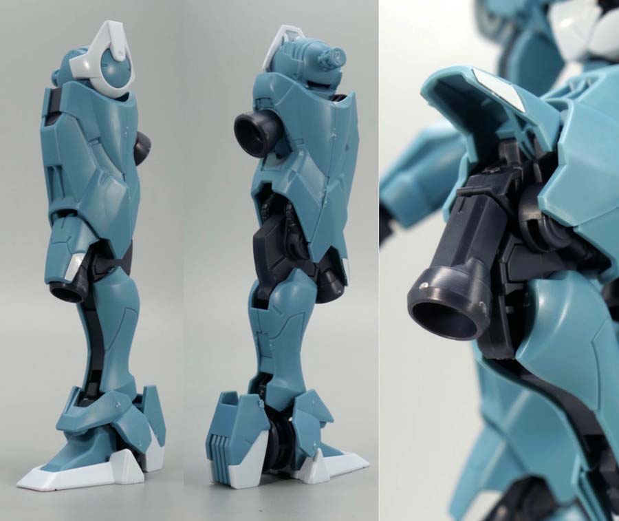 HGガンダムルブリス量産試作モデルのガンプラレビュー画像です