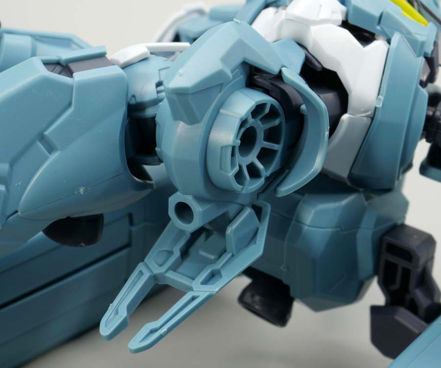 HGガンダムルブリス量産試作モデルのガンプラレビュー画像です