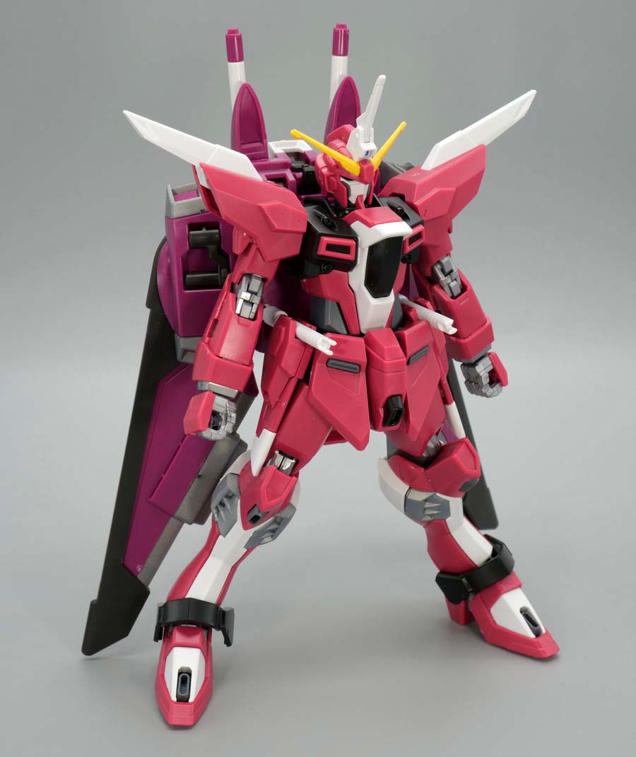 HGインフィニットジャスティスガンダム弐式のガンプラレビュー画像です