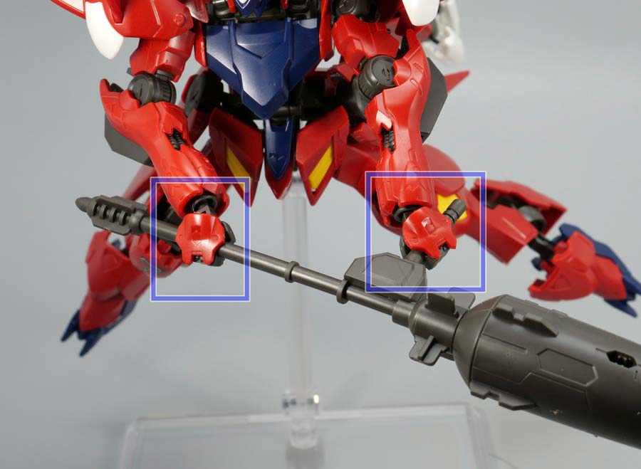 HGガンダムアメイジングバルバトスルプスのガンプラレビュー画像です