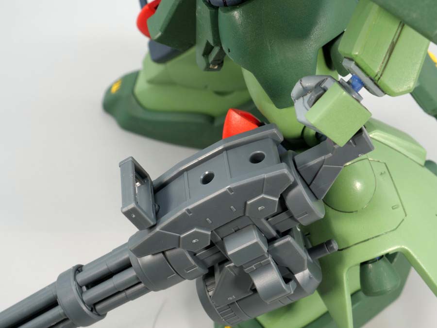 オプションパーツセット ガンプラ9 ジャイアントガトリングのガンプラレビュー画像です