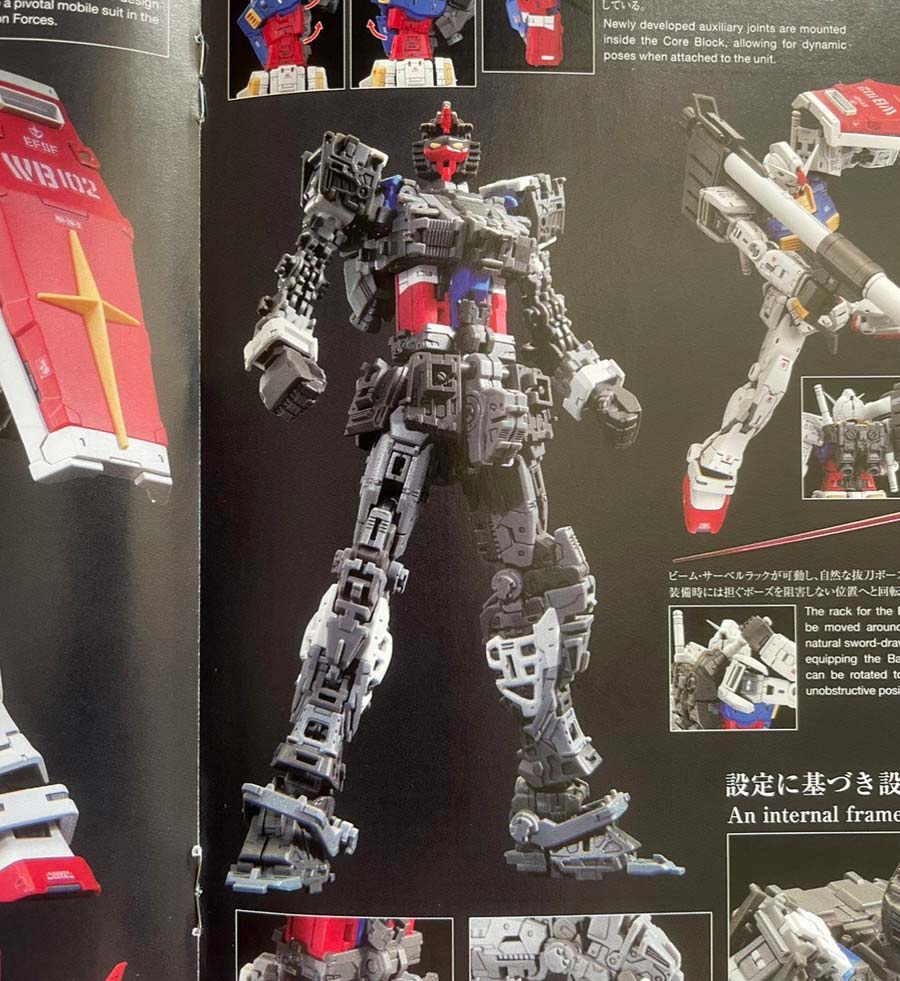 RG RX-78-2 ガンダム Ver.2.0のガンプラレビュー画像です