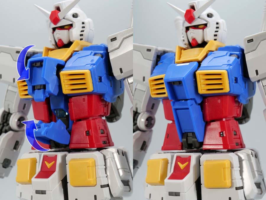 RG RX-78-2 ガンダム Ver.2.0のガンプラレビュー画像です