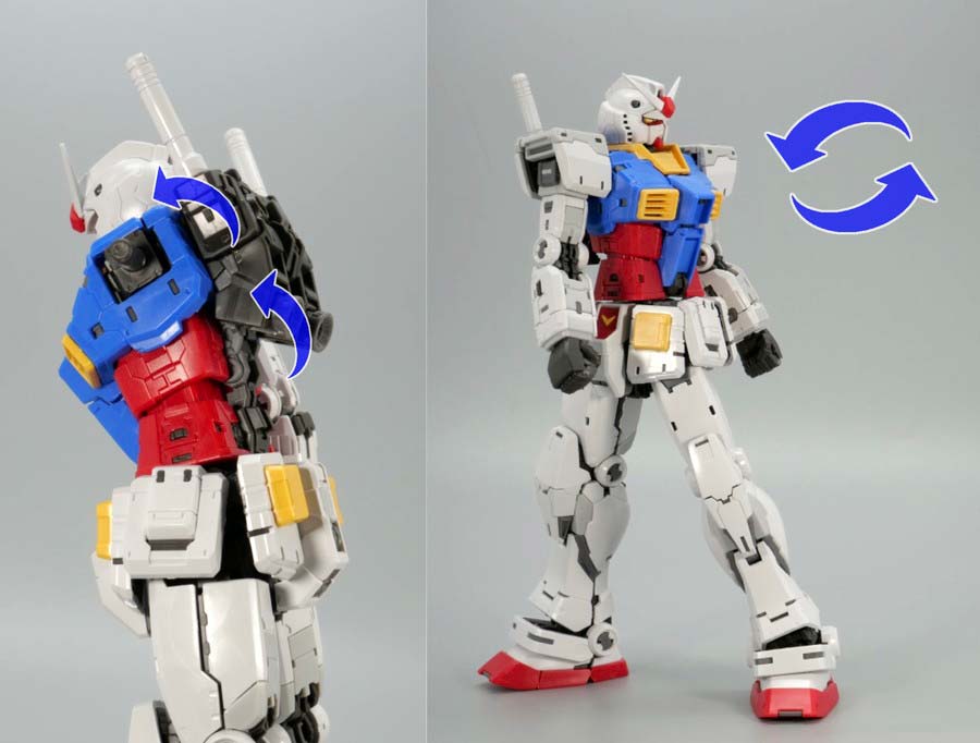 RG RX-78-2 ガンダム Ver.2.0のガンプラレビュー画像です