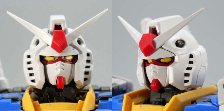 RG RX-78-2 ガンダム Ver.2.0のガンプラレビュー画像です