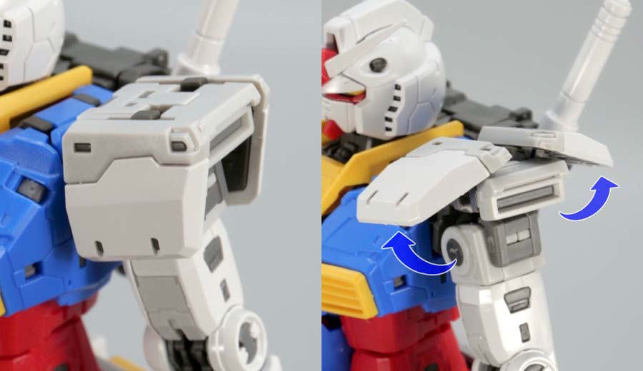 RG RX-78-2 ガンダム Ver.2.0のガンプラレビュー画像です