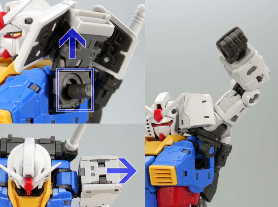 RG RX-78-2 ガンダム Ver.2.0のガンプラレビュー画像です