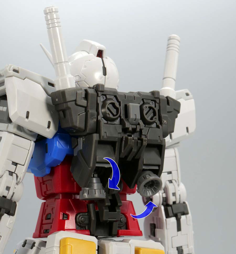 RG RX-78-2 ガンダム Ver.2.0のガンプラレビュー画像です