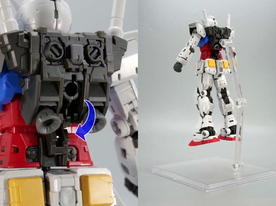 RG RX-78-2 ガンダム Ver.2.0のガンプラレビュー画像です