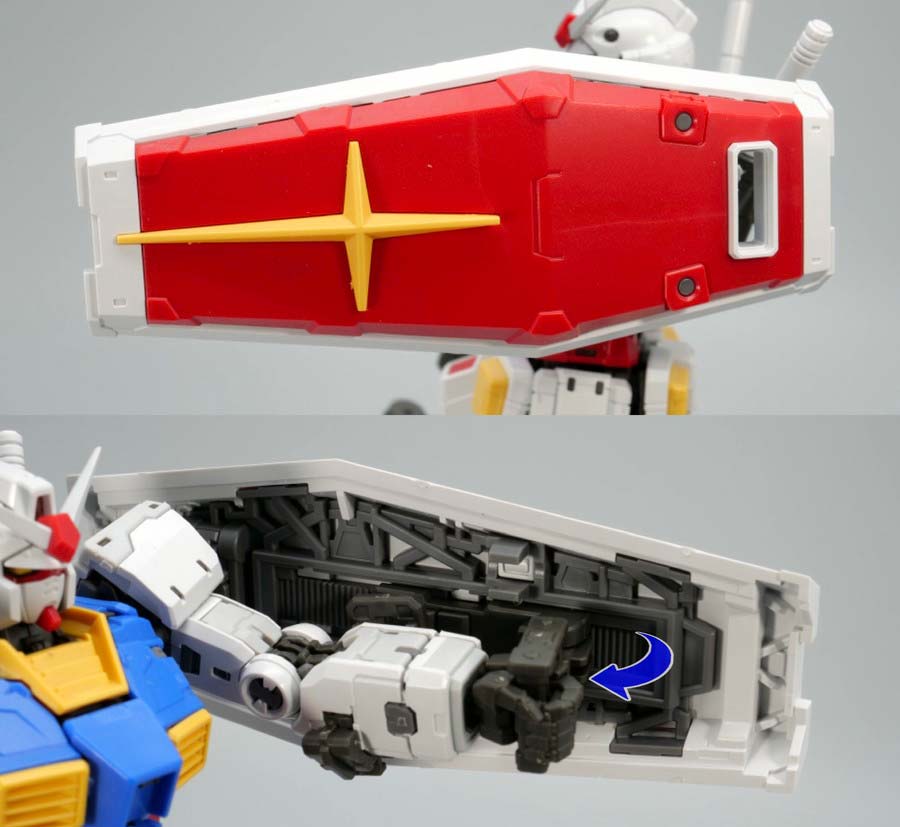 RG RX-78-2 ガンダム Ver.2.0のガンプラレビュー画像です