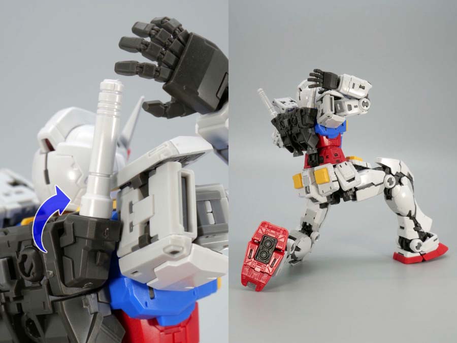 RG RX-78-2 ガンダム Ver.2.0のガンプラレビュー画像です