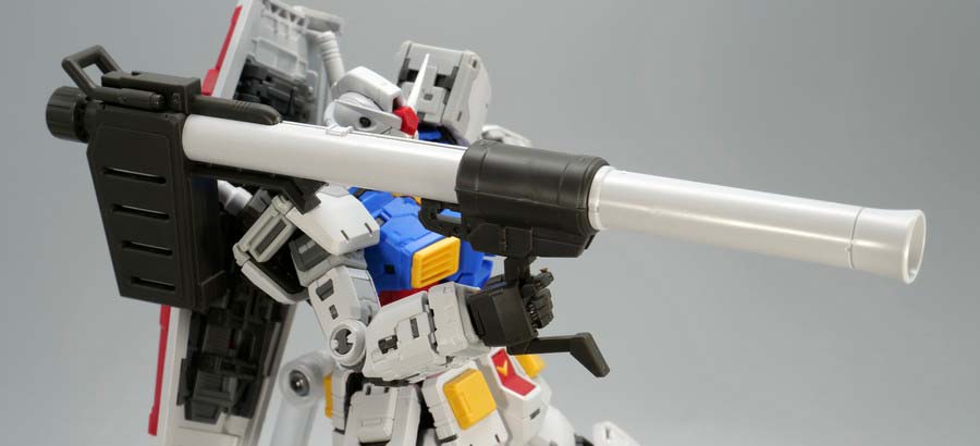 RG RX-78-2 ガンダム Ver.2.0のガンプラレビュー画像です