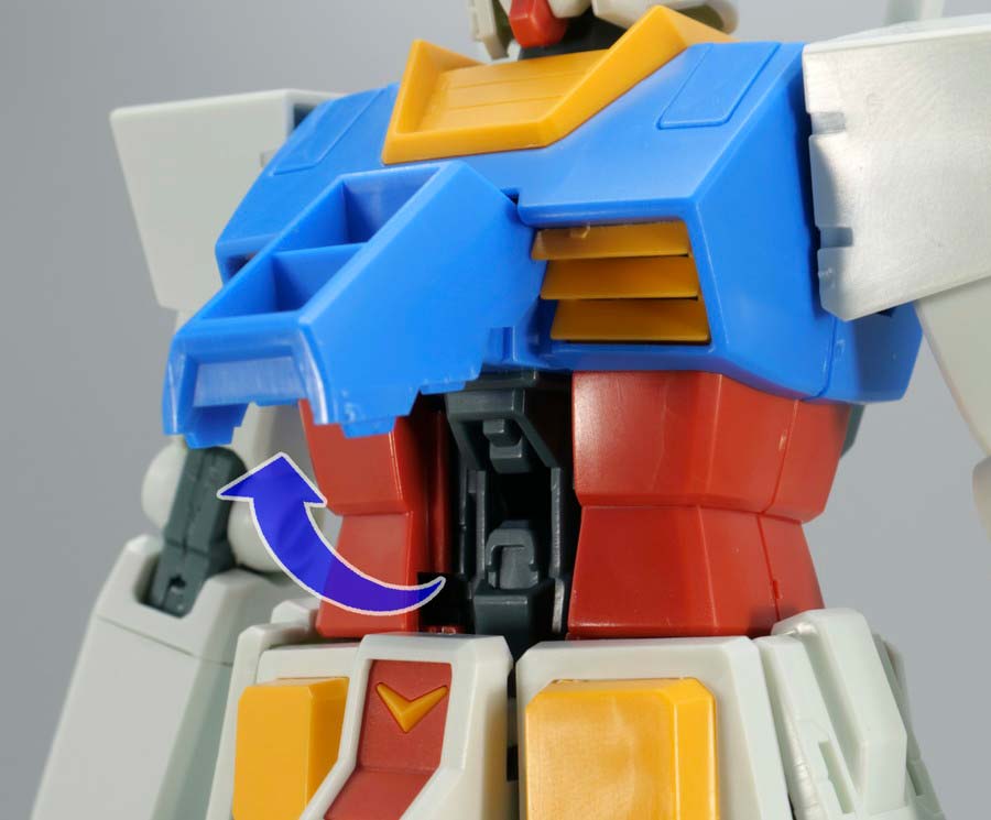 MGガンダムベース限定RX-78-2ガンダム（パーフェクトガンダムVer.）[アニメカラー]のガンプラレビュー画像です