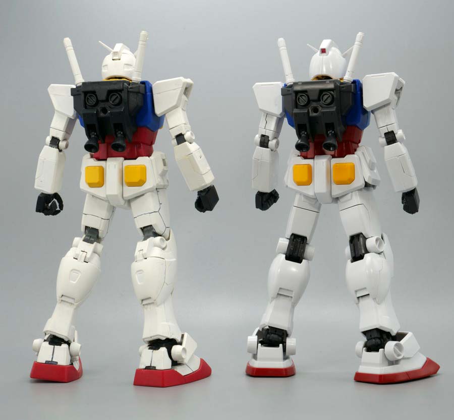 MG RX-78-2ガンダム Ver.1.5のガンプラレビュー画像です