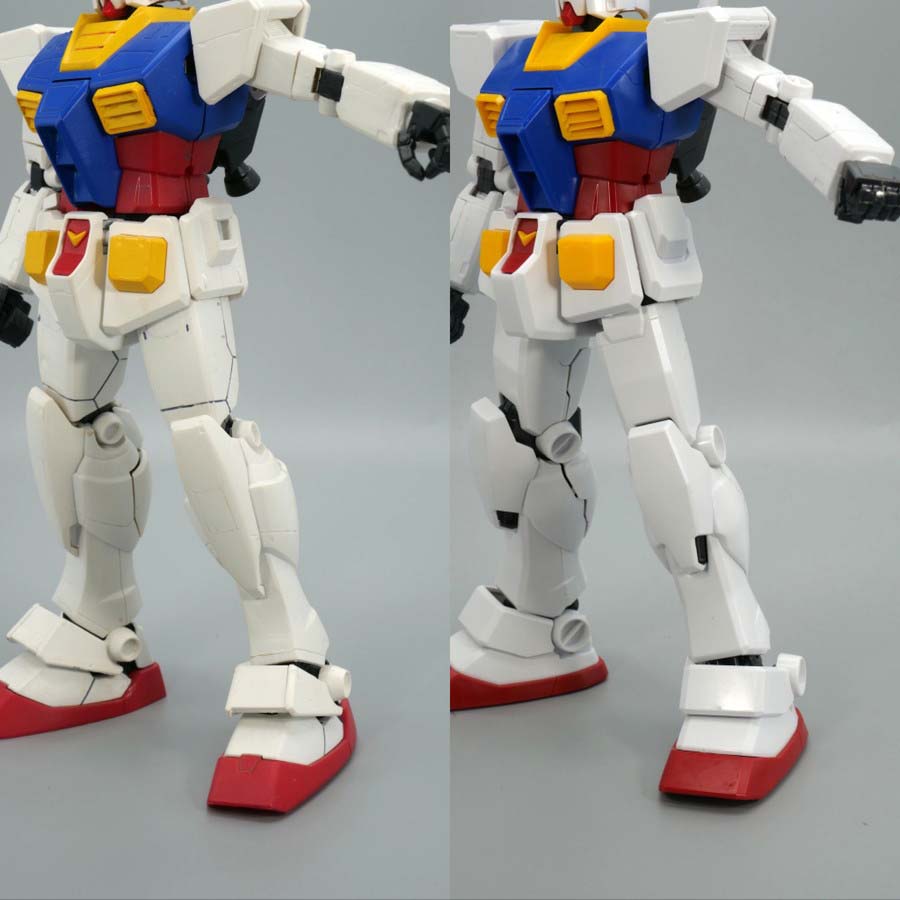 MG RX-78-2ガンダム Ver.1.5のガンプラレビュー画像です