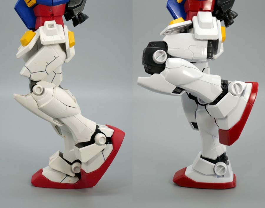 MG RX-78-2ガンダム Ver.1.5のガンプラレビュー画像です