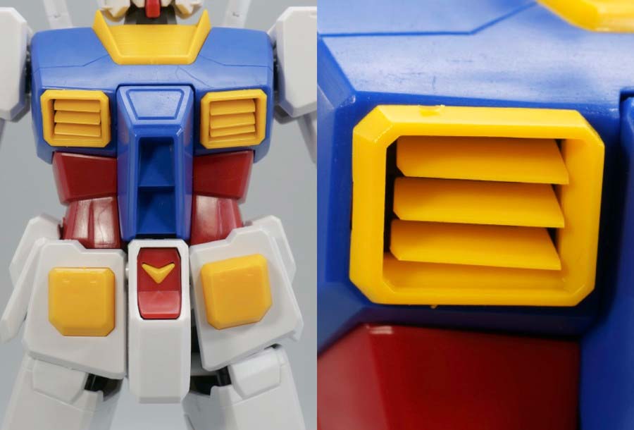 MG RX-78-2ガンダム Ver.1.5のガンプラレビュー画像です