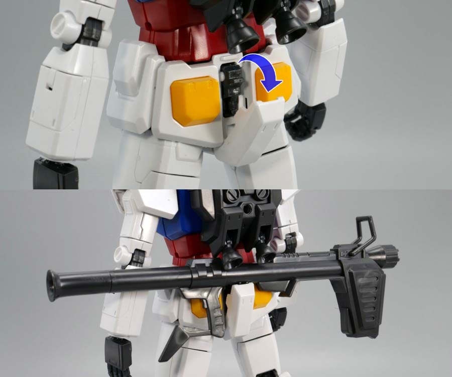 MG RX-78-2ガンダム Ver.1.5のガンプラレビュー画像です