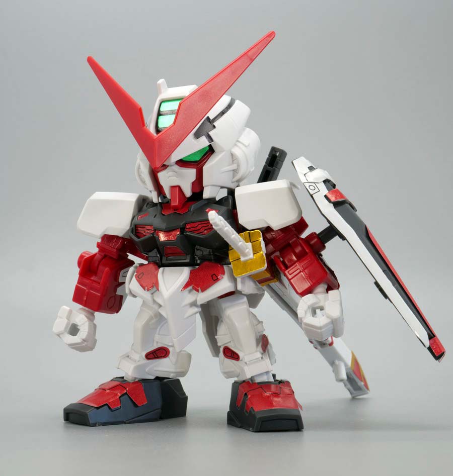 EXスタンダード ガンダムアストレイレッドフレームのガンプラレビュー画像です