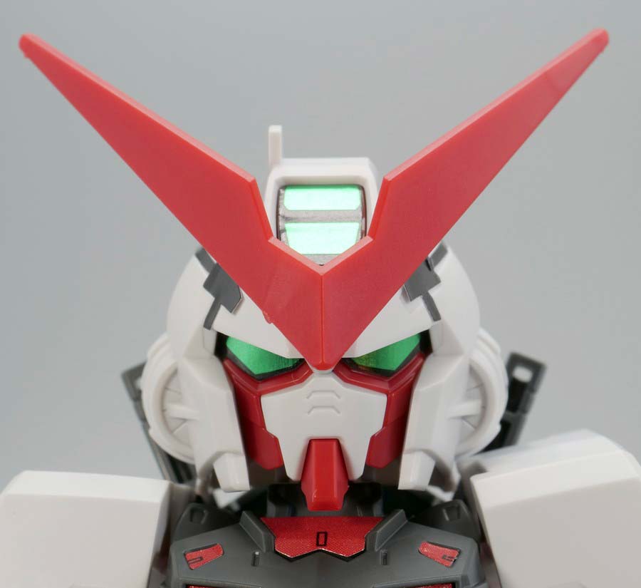 EXスタンダード ガンダムアストレイレッドフレームのガンプラレビュー画像です