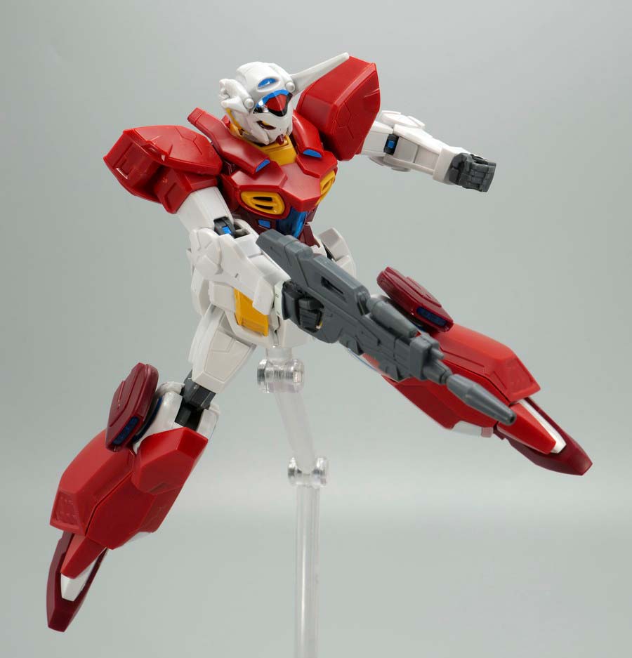 HGガンダムG-セルフ（アサルトパック装備型）のガンプラレビュー画像です