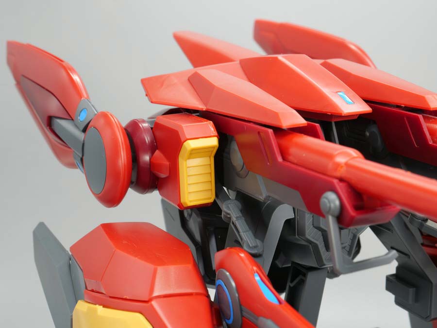 HGガンダムG-セルフ（アサルトパック装備型）のガンプラレビュー画像です