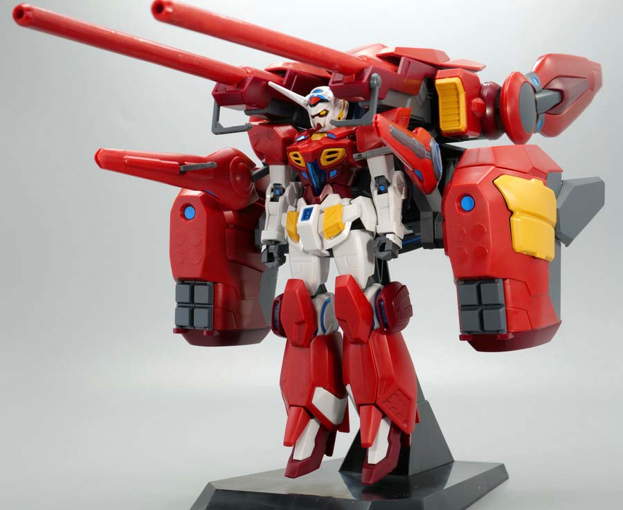 HGガンダムG-セルフ（アサルトパック装備型）のガンプラレビュー画像です