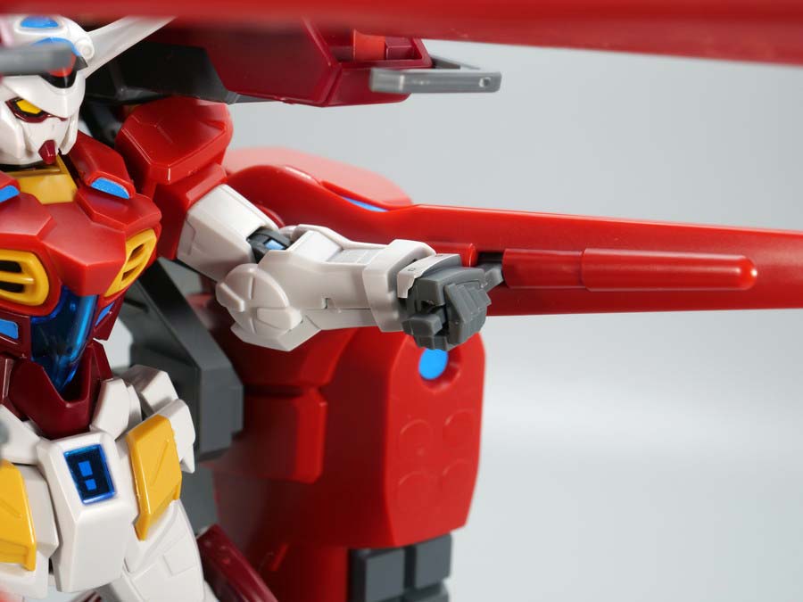 HGガンダムG-セルフ（アサルトパック装備型）のガンプラレビュー画像です