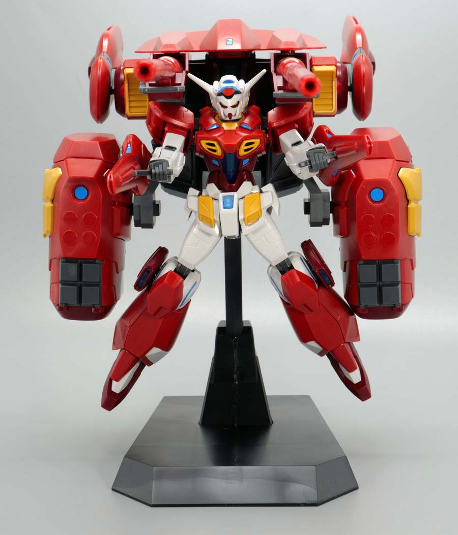 HGガンダムG-セルフ（アサルトパック装備型）のガンプラレビュー画像です