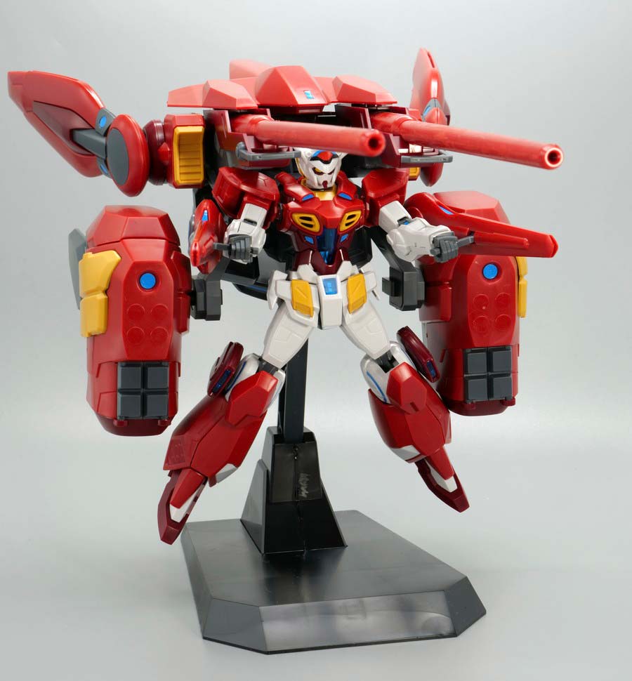 HGガンダムG-セルフ（アサルトパック装備型）のガンプラレビュー画像です