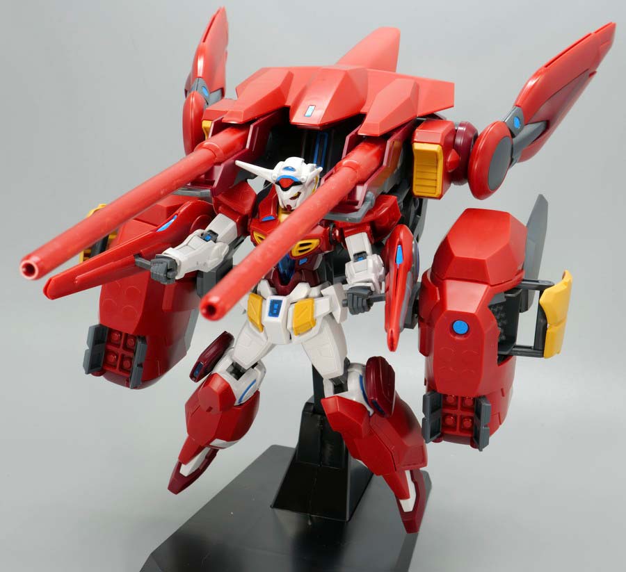 HGガンダムG-セルフ（アサルトパック装備型）のガンプラレビュー画像です