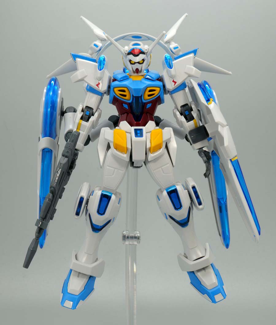 HGガンダムG-セルフ（パーフェクトパック装備型）のガンプラレビュー画像です