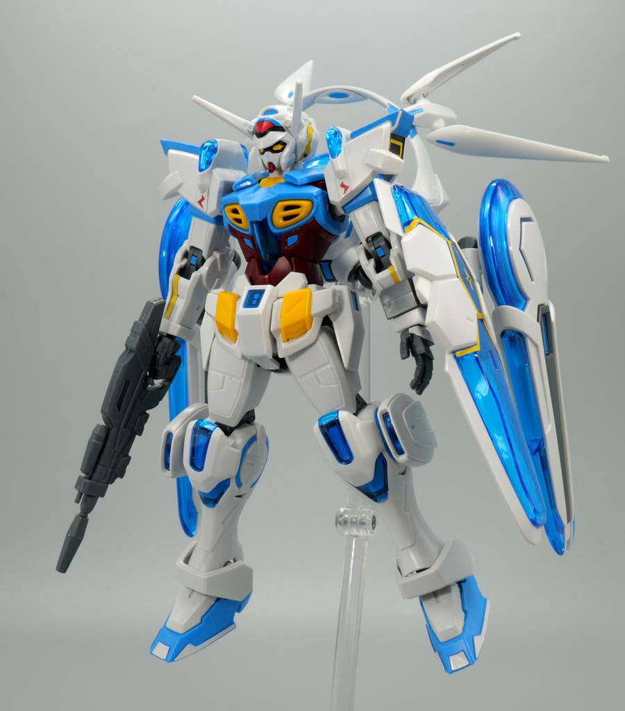 HGガンダムG-セルフ（パーフェクトパック装備型）のガンプラレビュー画像です