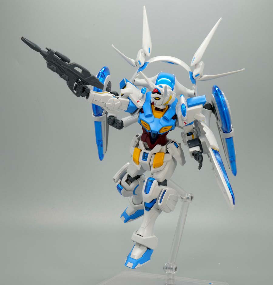 HGガンダムG-セルフ（パーフェクトパック装備型）のガンプラレビュー画像です