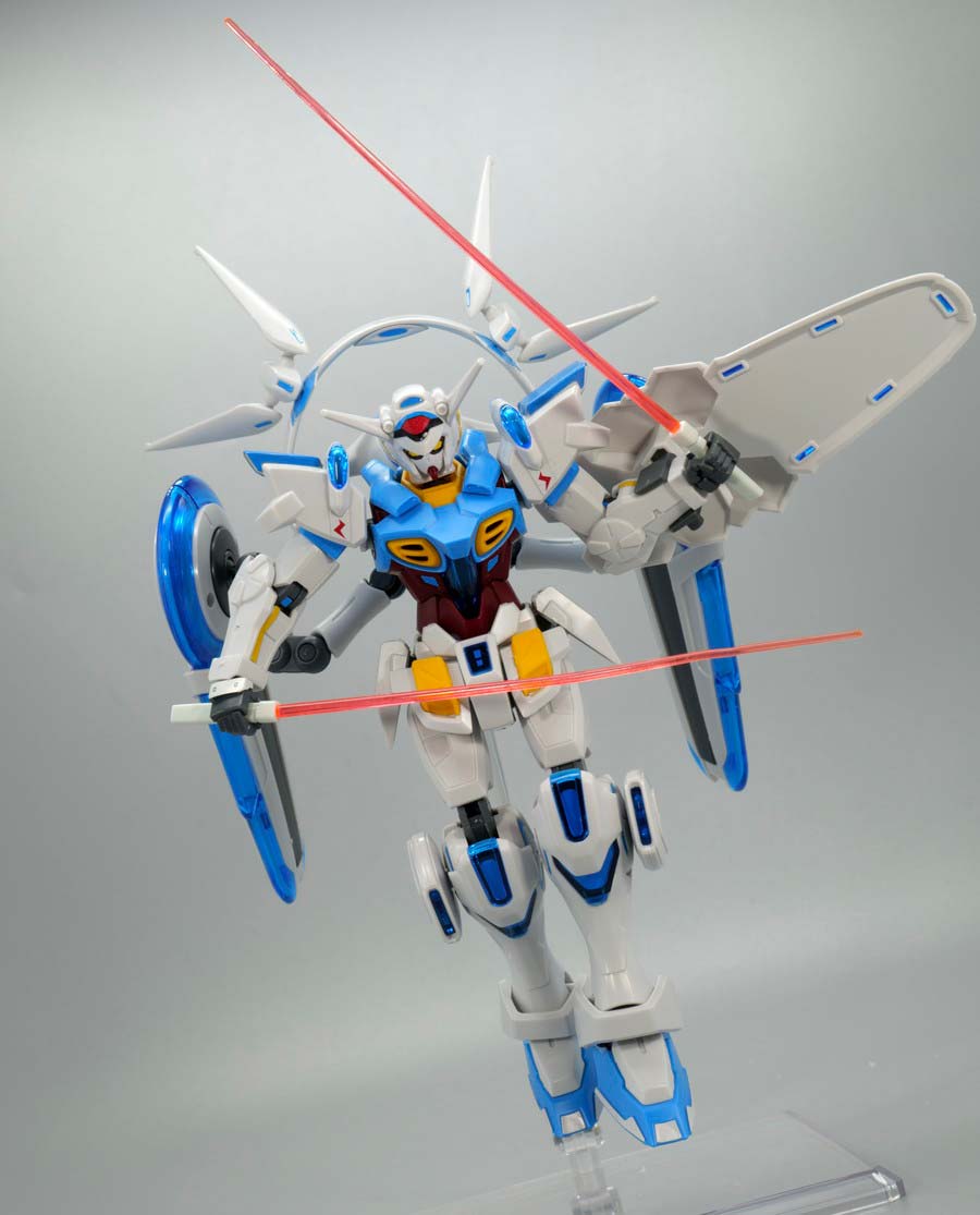 HGガンダムG-セルフ（パーフェクトパック装備型）のガンプラレビュー画像です