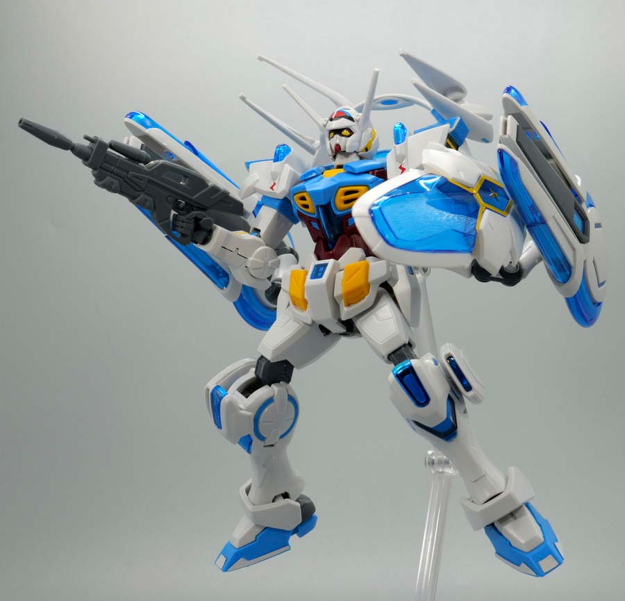 HGガンダムG-セルフ（パーフェクトパック装備型）のガンプラレビュー画像です