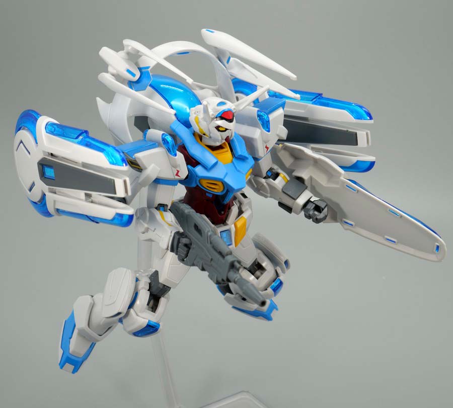 HGガンダムG-セルフ（パーフェクトパック装備型）のガンプラレビュー画像です