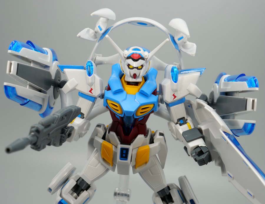 HGガンダムG-セルフ（パーフェクトパック装備型）のガンプラレビュー画像です