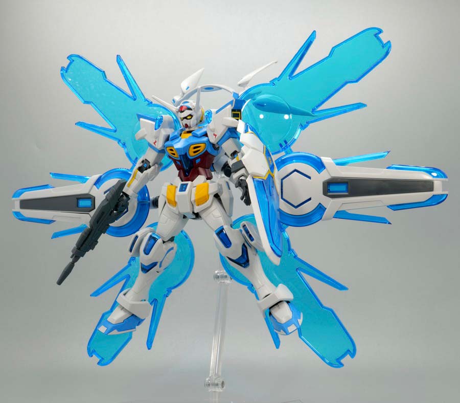 HGガンダムG-セルフ（パーフェクトパック装備型）のガンプラレビュー画像です