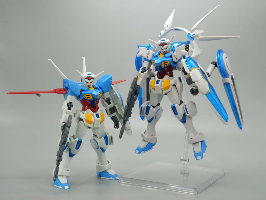 HGガンダムG-セルフ（パーフェクトパック装備型）のガンプラレビュー画像です