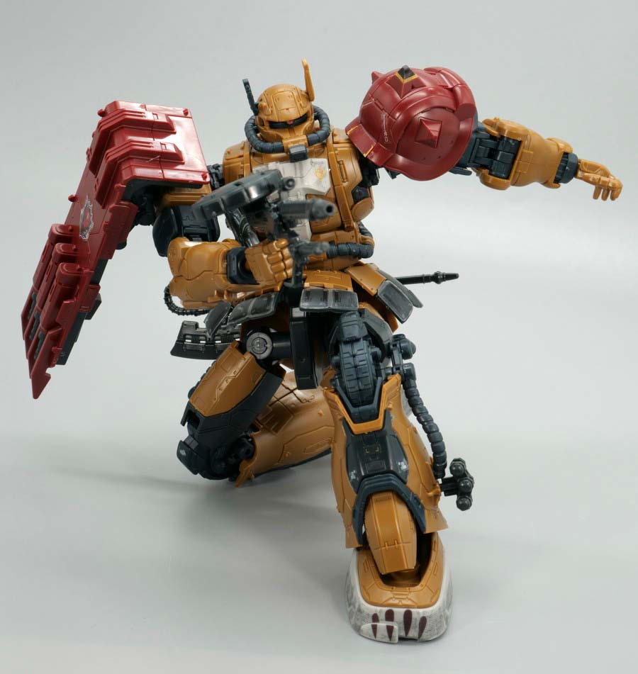 HG 1/144 ザクII F型 ソラリ機 (復讐のレクイエム)のガンプラレビュー画像です