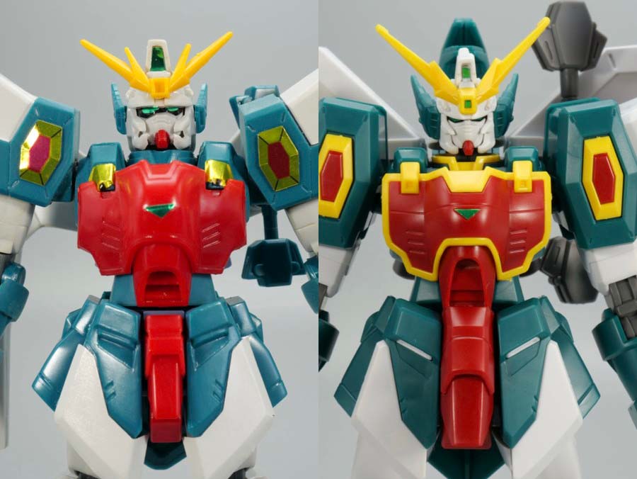 HGACアルトロンガンダムのガンプラレビュー画像です