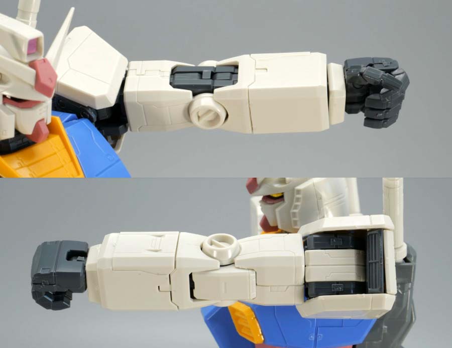 MG 1/100 RX-78-2ガンダム Ver.ONE YEAR WAR 0079のガンプラレビュー画像です