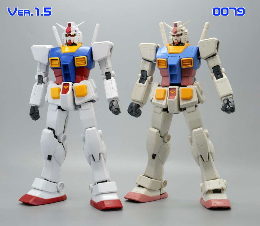 MG 1/100 RX-78-2ガンダム Ver.ONE YEAR WAR 0079のガンプラレビュー画像です