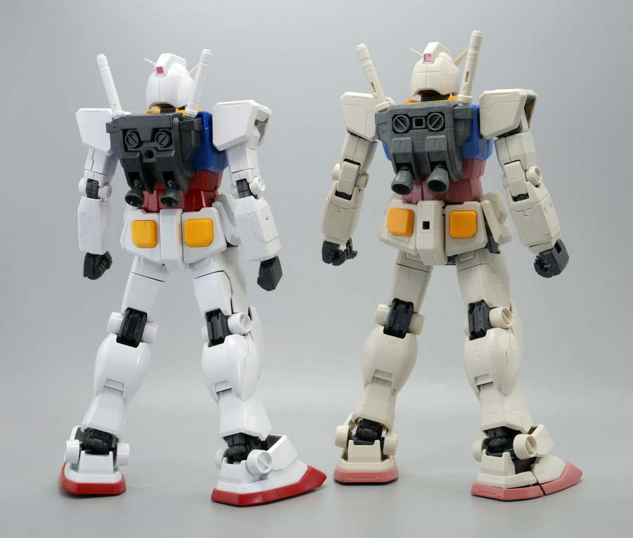 MG 1/100 RX-78-2ガンダム Ver.ONE YEAR WAR 0079のガンプラレビュー画像です